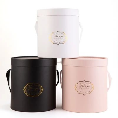 quality Cajas de cilindros de flores redondas Pedido personalizado Aceptado para arreglos florales de 20 * 15CM factory