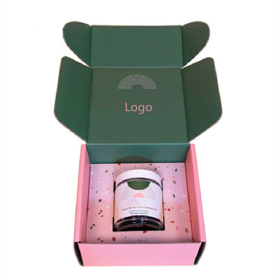 quality Custom negro de lujo plegable avión papel corrugado cosméticos de envío de correo caja con logotipo factory
