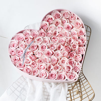 quality Boîtes cadeaux en carton rigide Mat Noir Rose Emballage fleuriste Bouquet Box factory